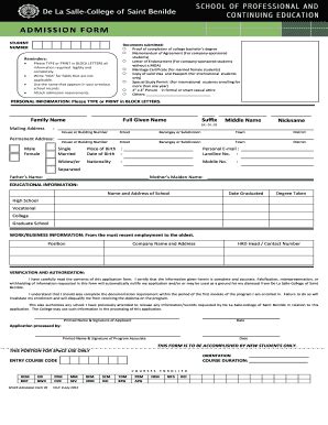 college of saint benilde entrance exam|Admissions Application .